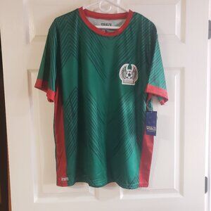 Mexico Soccer Xcelsius Active Game of the World Men's Drytec Shirt Size XL NWT